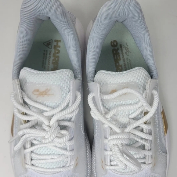 Under Armour Mens Harper 6 Low ST Baseball Cleats WHITE Sz Multi 3024315-100 NEW main image 5